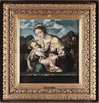 Moretto da Brescia (1490/98-1554)madonna con Bambino