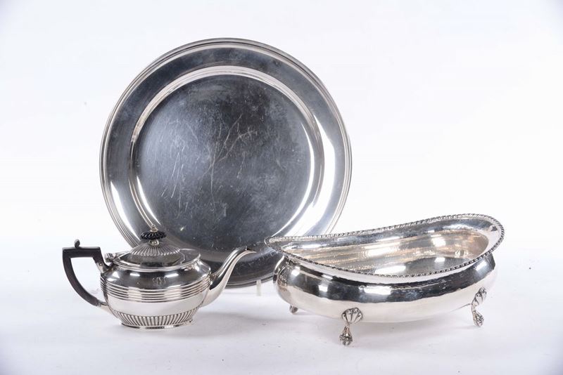 Lotto di oggetti in argento  - Asta Arredi e Oggetti d'Arte da Importanti Collezioni Private - Cambi Casa d'Aste