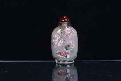 Grande Snuff Bottle in Vetro