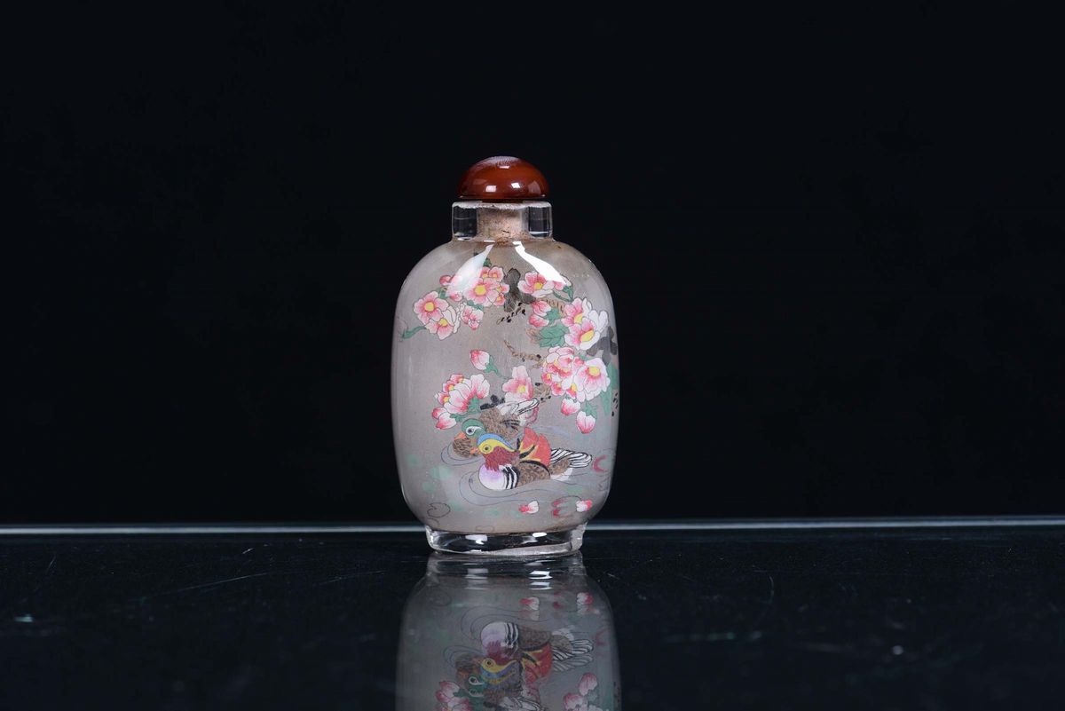 Grande Snuff Bottle in Vetro
