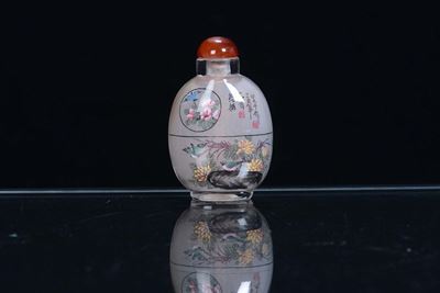 Snuff Bottle in Vetro