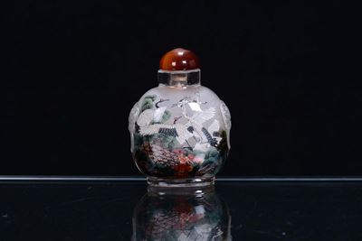 Snuff Bottle in Vetro