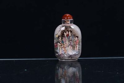 Snuff Bottle in Vetro