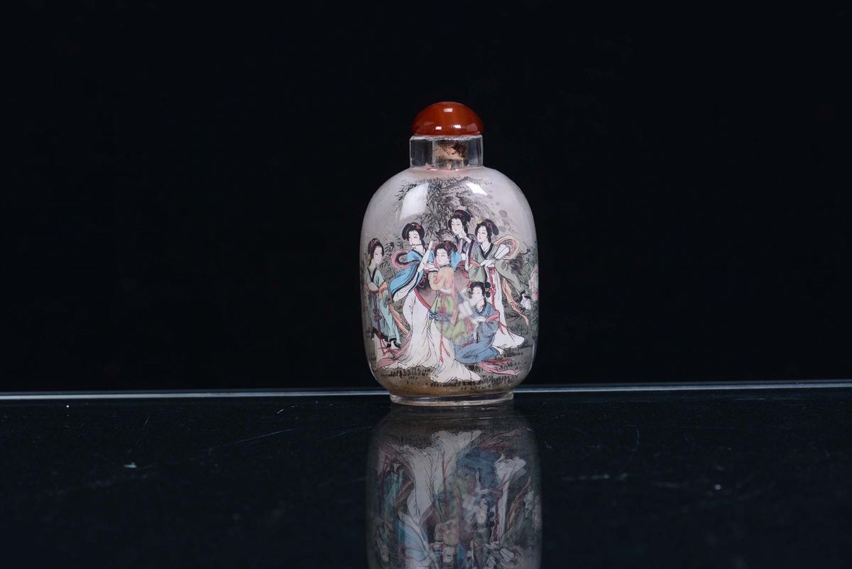 Snuff Bottle in Vetro