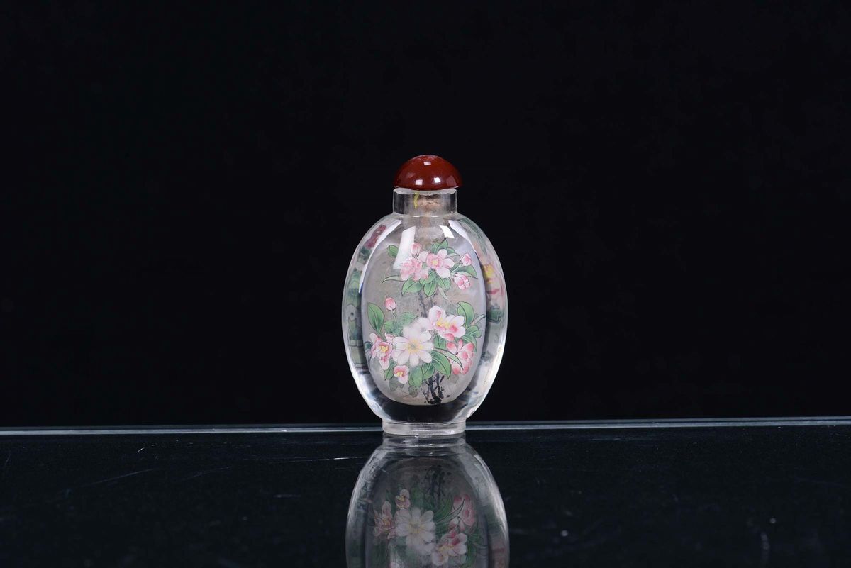 Snuff Bottle in Vetro