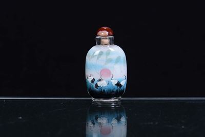 Snuff Bottle in Vetro