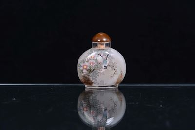 Snuff Bottle in Vetro
