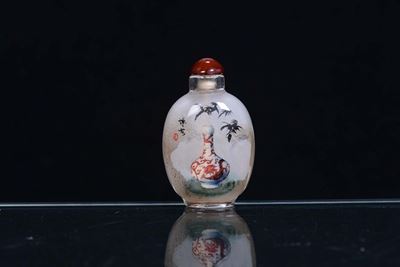 Snuff Bottle in Vetro