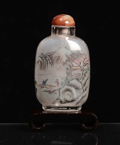 Snuff Bottle in Vetro