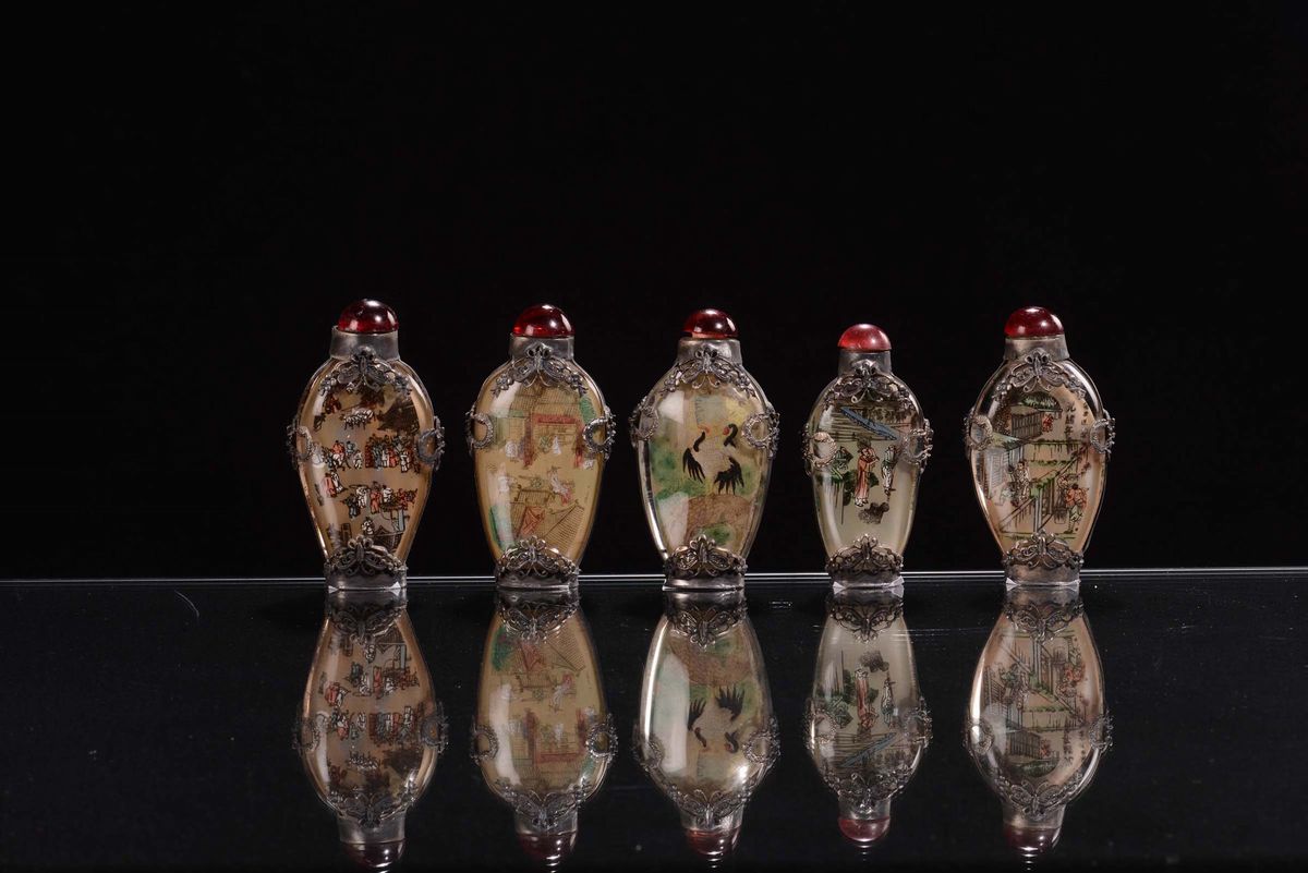 Serie di Cinque Snuff Bottle