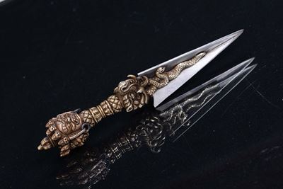 Coltello Rituale Sacro, Tibet Fine XIX Secolo
