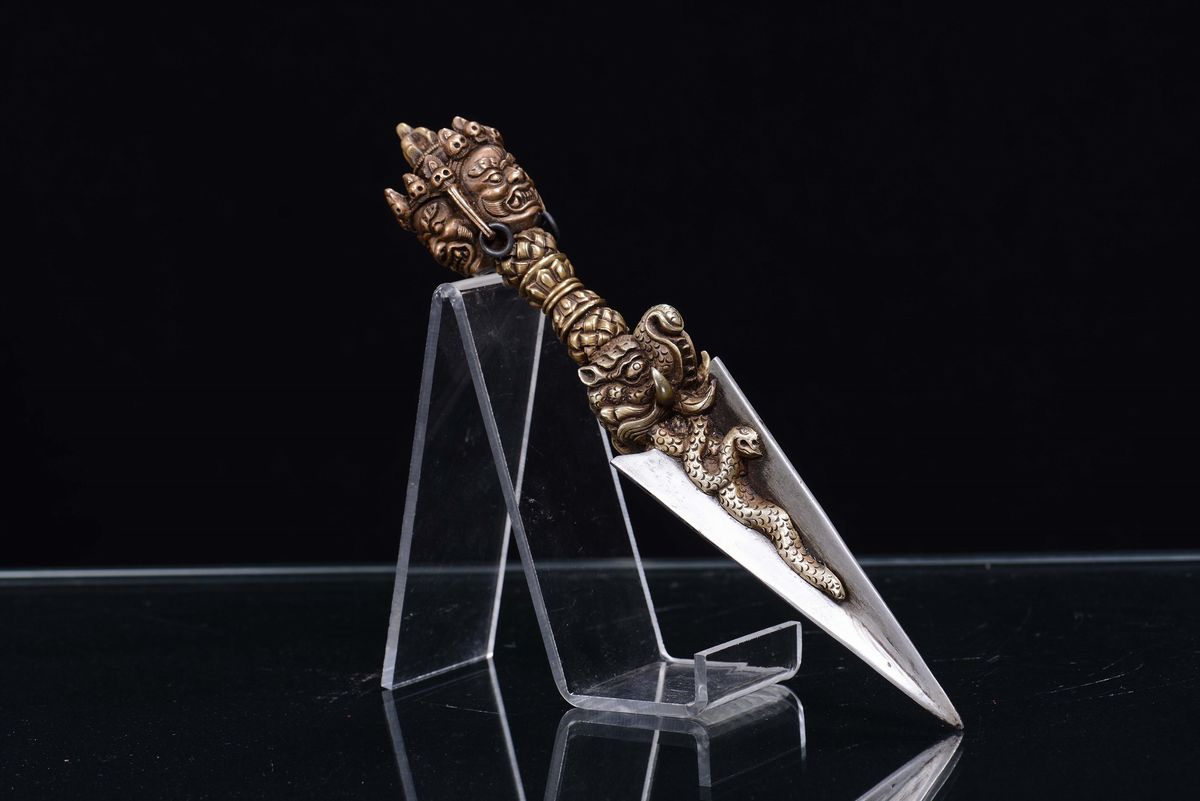 Coltello Rituale Sacro, Tibet Fine XIX Secolo