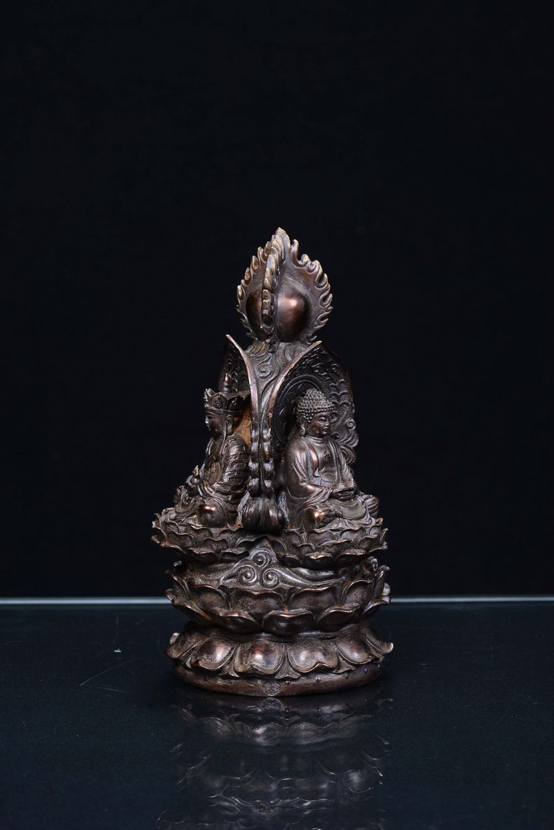 Gruppo di Tre Divinità, Cina Inizio XX Secolo