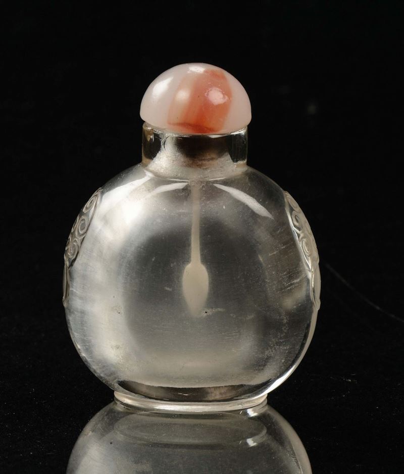 Snuff bottlle in cristallo di rocca  - Asta Chinese Works of Art - Cambi Casa d'Aste