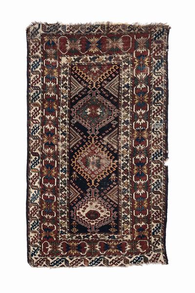 Tappeto Caucasico Kazak, Fine XIX Secolo