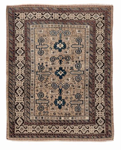 Tappeto Caucasico Shirvan Perepedil, Fine XIX Inizio XX Secolo