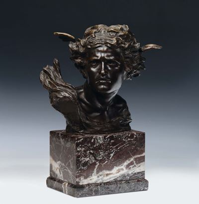 Ferdinando De Luca (XIX-XX Secolo)testa di Ermes