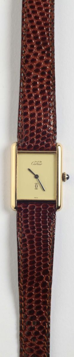 Cartier Tank, orologio da polso  - Auction Silver, Watches, Antique and Contemporary Jewelry - Cambi Casa d'Aste