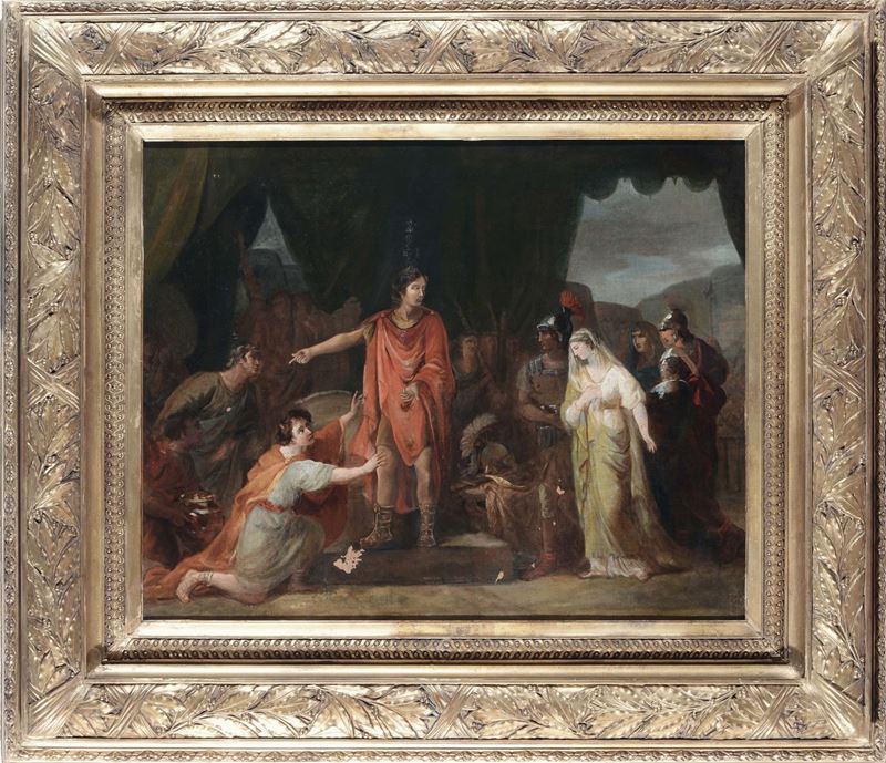 Scuola Veneta della fine del XVIII secolo La continenza di Scipione  - Auction Old Masters Paintings - II - Cambi Casa d'Aste