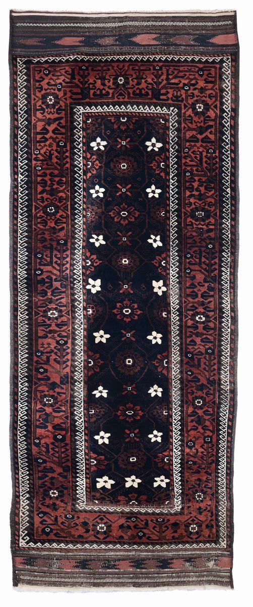 Tappeto persiano Baluch, fine XIX secolo  - Auction Ancient Carpets - Cambi Casa d'Aste