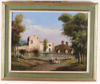 Salvatore Fergola (napoli 1799-1874)paesaggio
