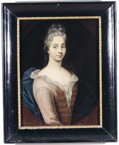 Scuola Lombarda del XVIII Secoloritratto di Gentildonna