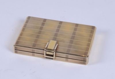 Trousse in Argento Dorato con Fermaglio in Oro, Punzone D