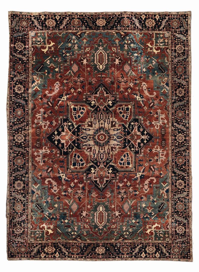Tappeto nord ovest Persia Serapi, meta XIX secolo,  - Auction Ancient Carpets - Cambi Casa d'Aste