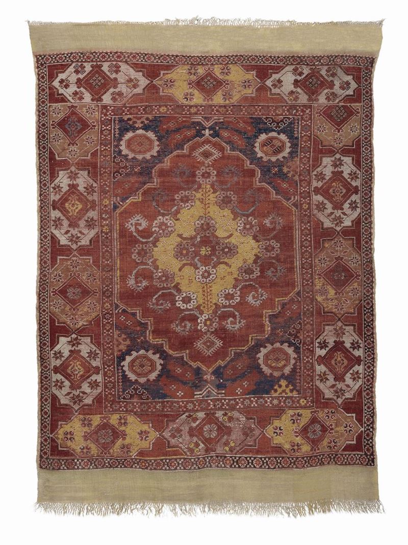 Importante tappeto anatolico Transilvano, XVIII secolo  - Auction Ancient Carpets - Cambi Casa d'Aste