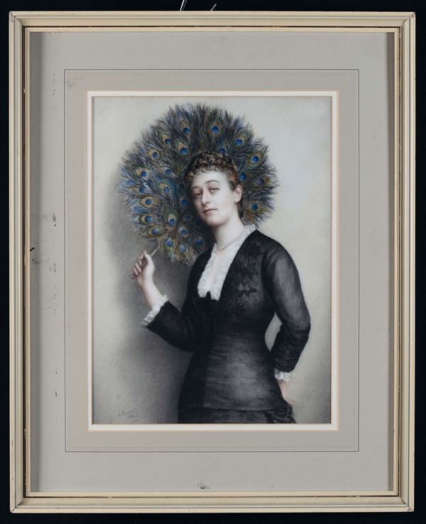 J. Russell Ritratto femminile, 1883