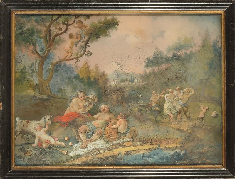 Scuola del XVIII secolo Scena mitologica  - Auction Old Masters Paintings - II - Cambi Casa d'Aste