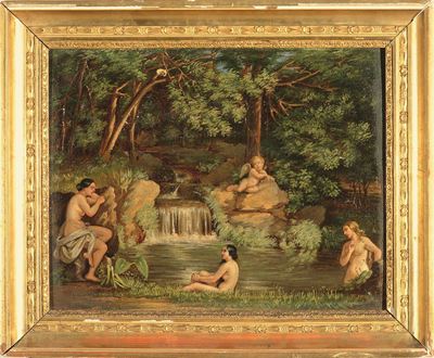 Donne al Bagno con Puttidonne al Bagno con Putti