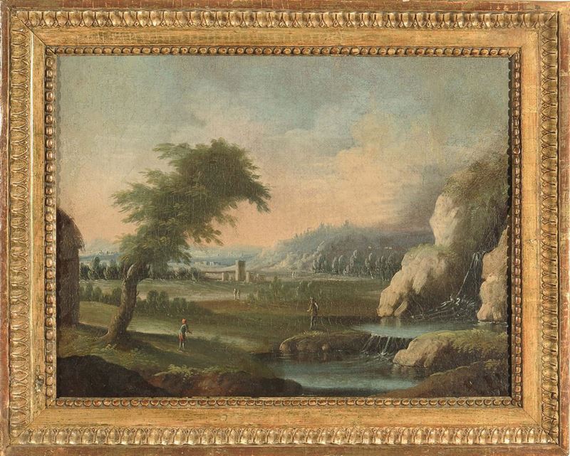 Paolo Anesi (1697-1773), ambito di Paesaggio  - Asta Dipinti Antichi - II - Cambi Casa d'Aste