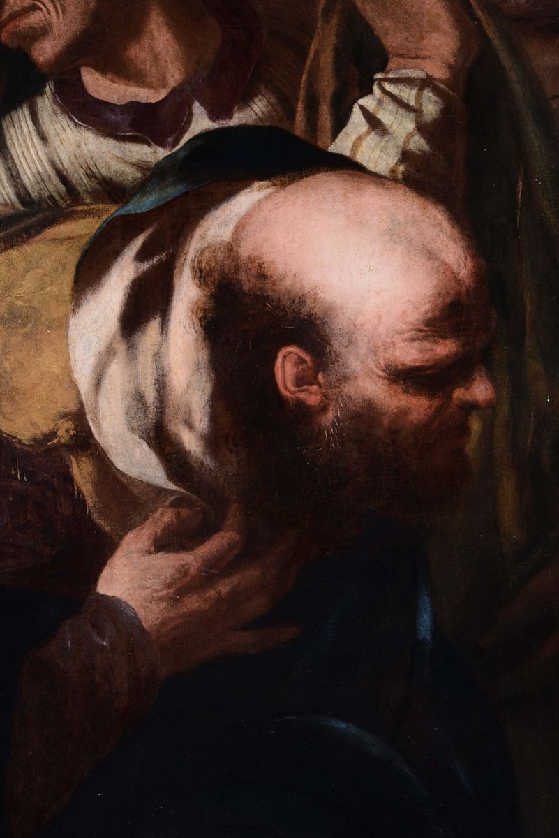 Francesco Rosa (genova 1625/38-1687)elifaz, Bildad e Zofar Vanno da Giobbe