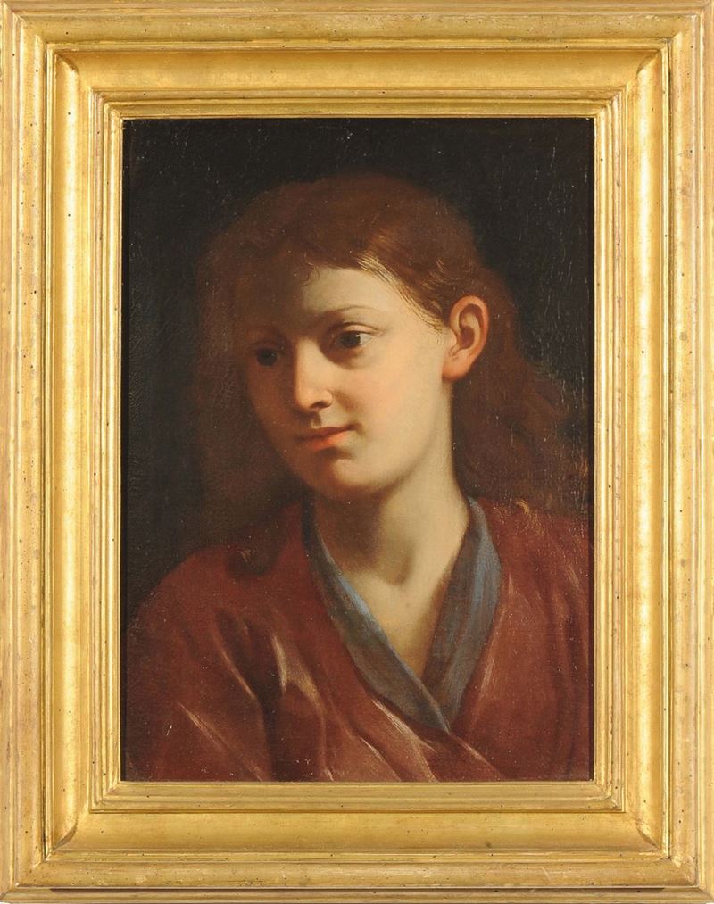 Scuola Emiliana del XVIII secolo Ritratto di fanciullo  - Asta Dipinti Antichi - II - Cambi Casa d'Aste