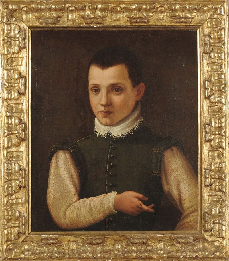 Scuola Fiorentina del XVI secolo Ritratto di fanciullo  - Auction Fine Selection - II - III - Cambi Casa d'Aste