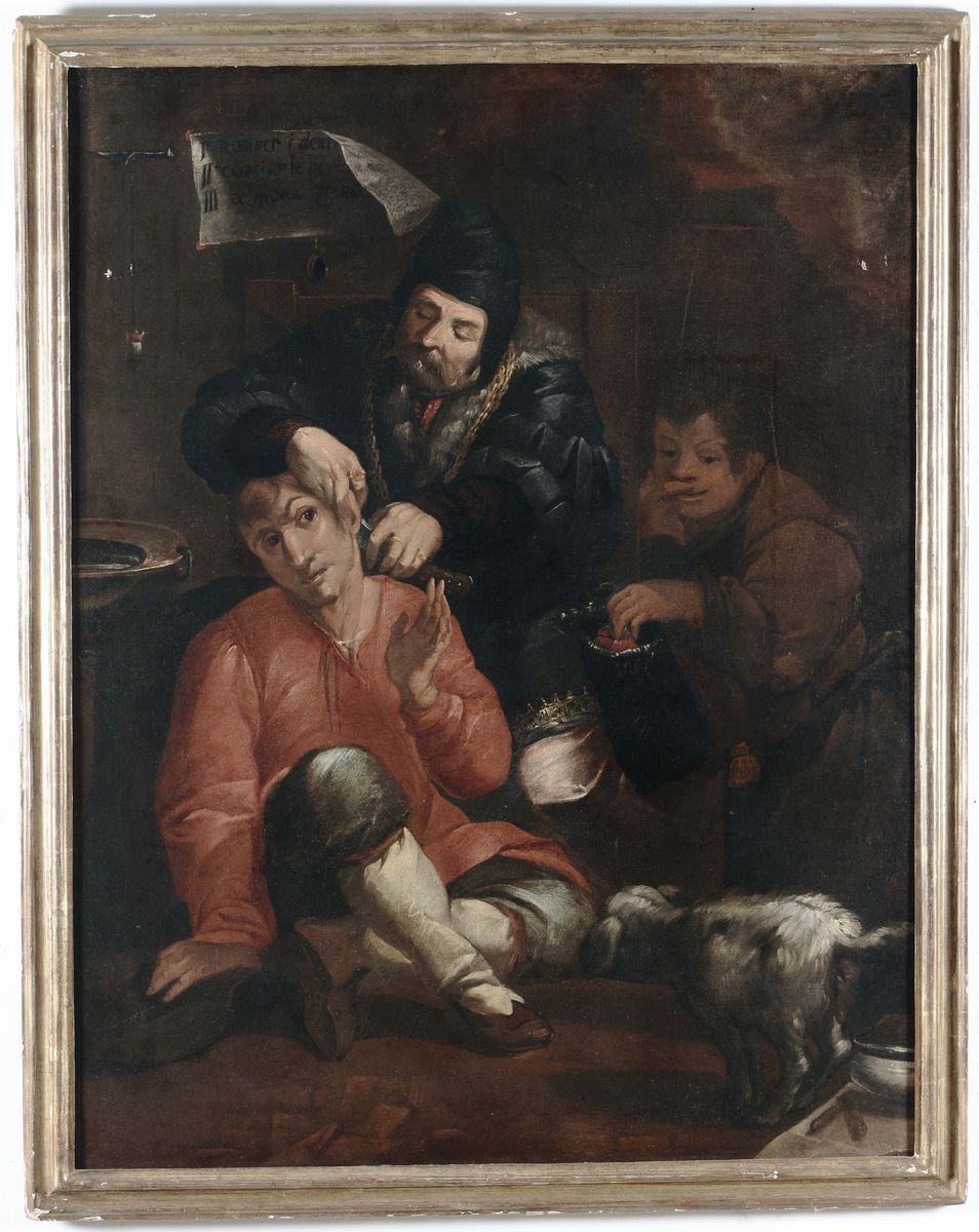 Scuola Lombarda del XVII Secolointerni con Figure