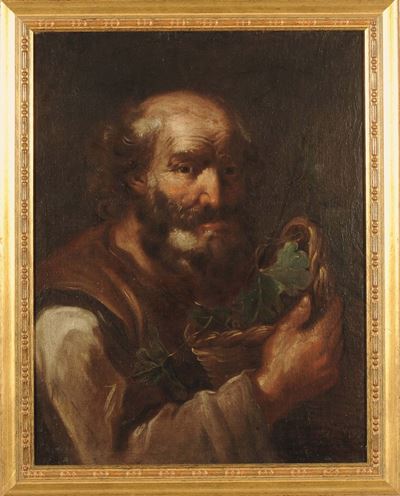 Eberhard Keil Detto Monsù Bernardo (helsingor 1624- Roma 1687)contadino con Cesto
