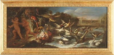 Baldassarre De Caro (napoli 1689-1750)nature Vive