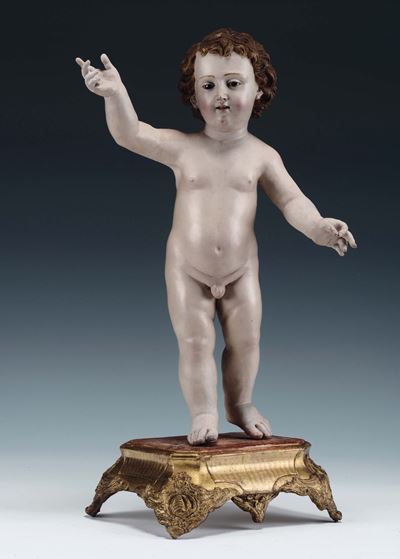 Scultore Napoletano del XIX Secologesù Bambino