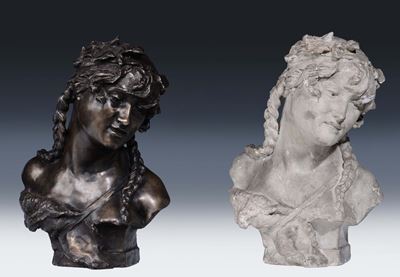 Luigi Preatoni (novara 1845 - ?)busto Femminile