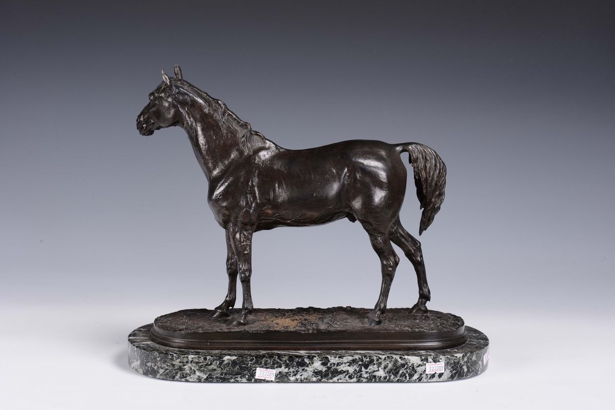 Pierre - Jules Mene (francia 1810 - 1879)cavallo da Corsa (ibrahim)