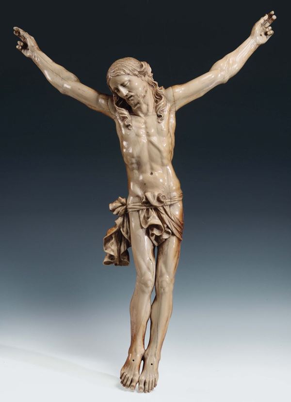 Artista fiammingo o tedesco del XVII secolo Cristo morto