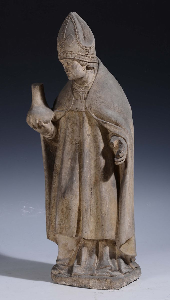 Scultore del Primo Quattrocentosan Prosdomo e Sant'ambrogio ?