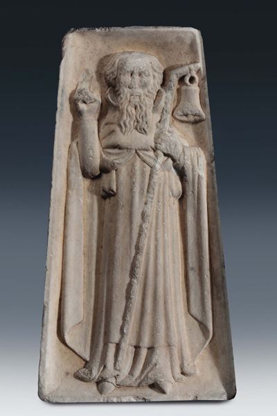 Scultore Dell'italia del Nord del XIV-XV Secolos.antonio Abate