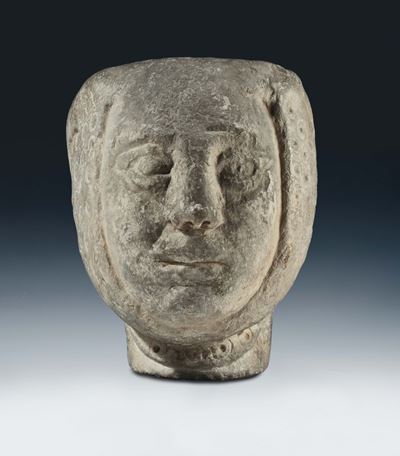 Scultore Attivo nel XIV Secolotesta di Guerriero