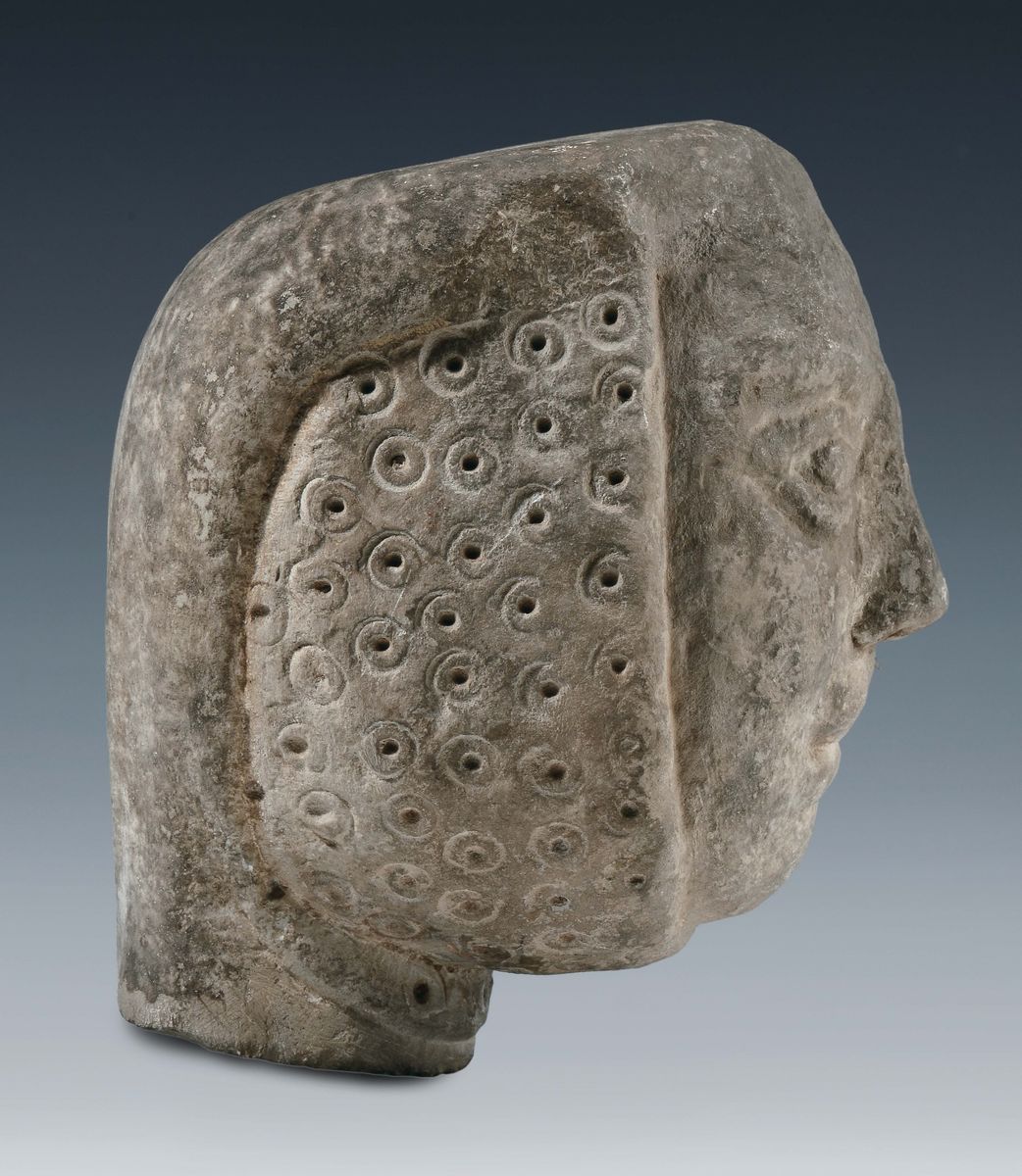 Scultore Attivo nel XIV Secolotesta di Guerriero