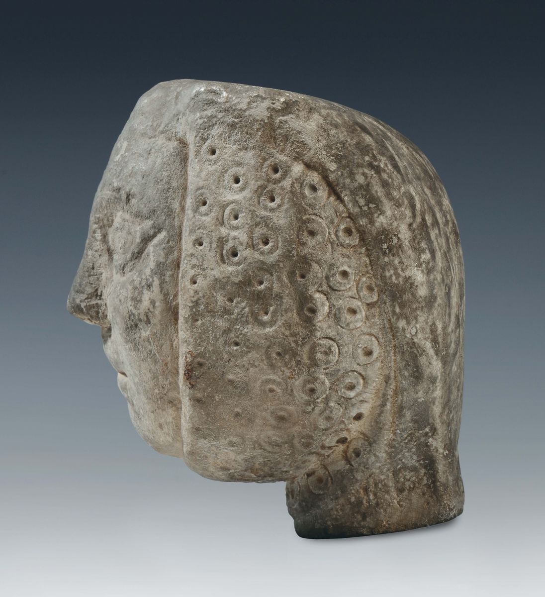Scultore Attivo nel XIV Secolotesta di Guerriero