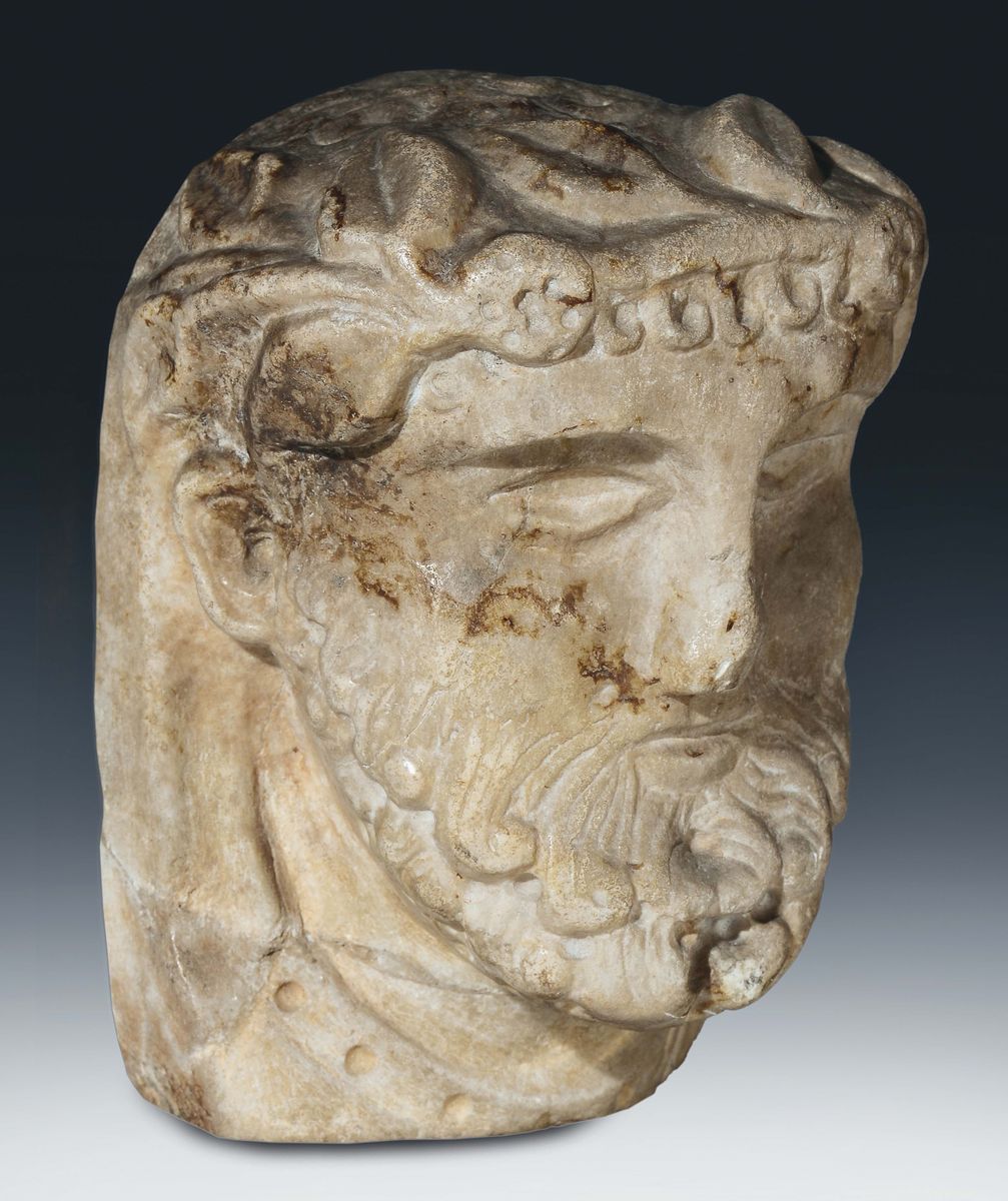Scultore del XIV Secolotesta di Imperatore