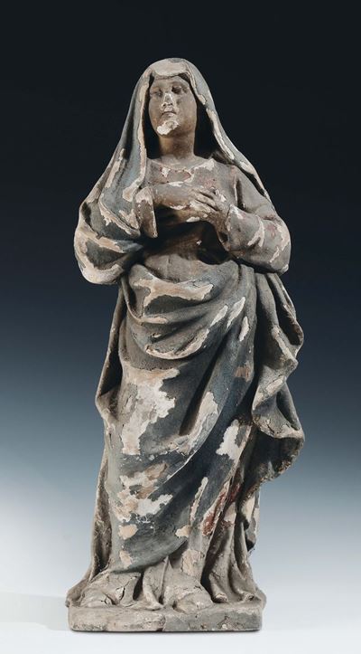 Plasticatore Italiano del XVI-XVII Secolomadonna